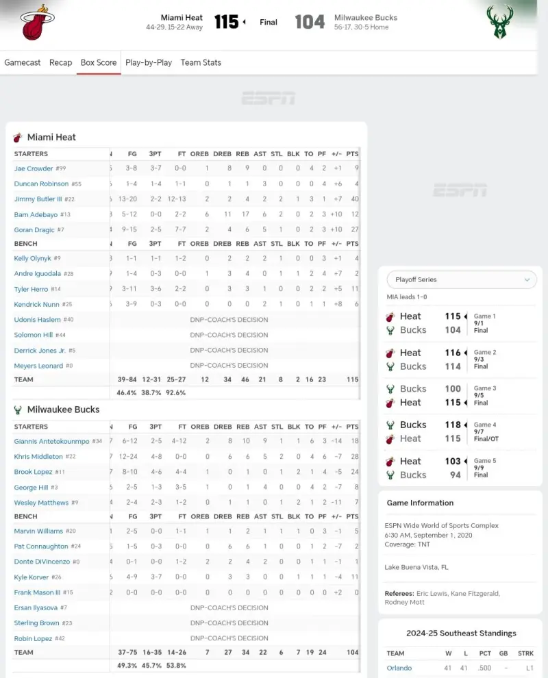 乐鱼体育官方平台-【热火放映室】2020年东部半决赛G1，巴特勒40分、德拉季奇27分，热火胜雄鹿